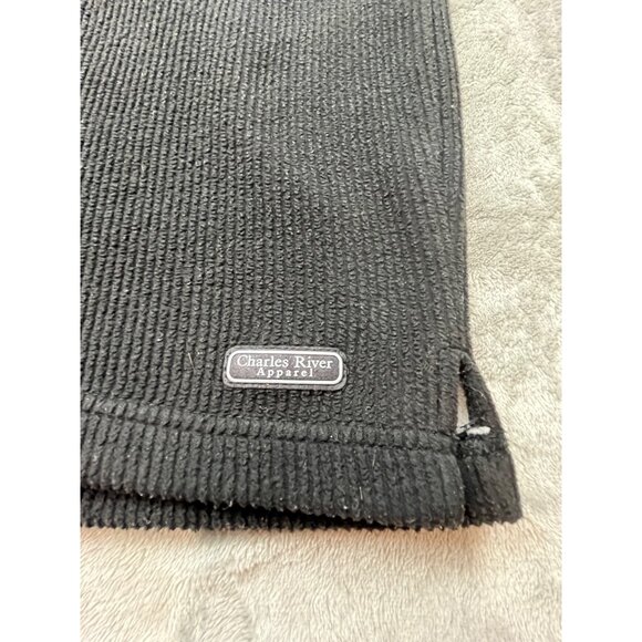 Ohio University Mens Small Black Charles River Apparel 1/4 Zip Pullover Sweater - Picture 7 of 9